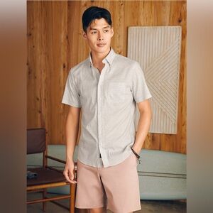Faherty Brand Movement Short-Sleeve Shirt Size Small